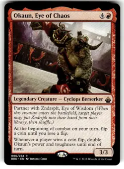 Okaun, Eye of Chaos Battlebond Regular MTG - Image 1