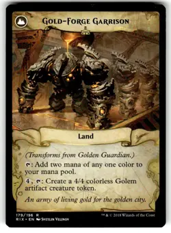Golden Guardian Rivals of Ixalan Regular MTG - Image 2
