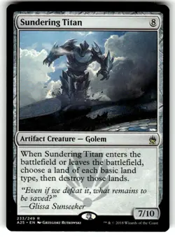 Sundering Titan Masters 25 Regular MTG - Image 1