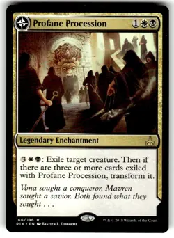Profane Procession Rivals of Ixalan Regular MTG - Image 1