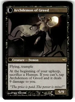 Ravenous Demon Dark Ascension Regular MTG - Image 2