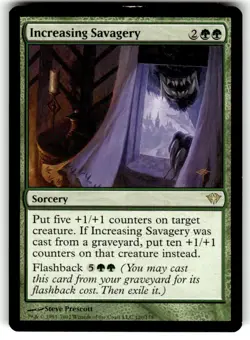 Increasing Savagery Dark Ascension Regular MTG - Image 1