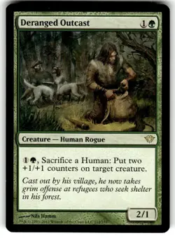 Deranged Outcast Dark Ascension Regular MTG - Image 1