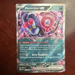 Munkidori ex 037/064 Holo Double Rare Shrouded Fable Pokemon TCG NM - Image 1