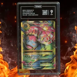 Pokemon XY Evolutions MEGA VENUSAUR EX Ultra Rare Gold TAG 9 100/108 - Image 1