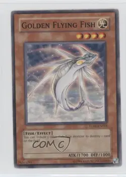 Golden Flying Fish YuGiOh Turbo Pack: Booster 1 #TU01-EN018 2009 u3f - Image 1