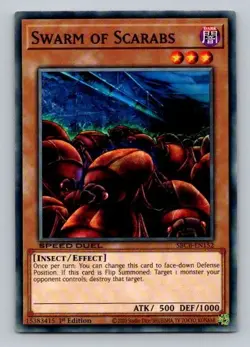 2020 Yugioh Swarm Of Scarabs SBCB-EN152 1st Edition Common - Image 1