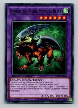 2020 Yugioh Chimera The Flying Mythical Beast SBCB-EN062 1st Edition Common - Image 1