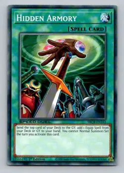 2020 Yugioh Spell Card Hidden Armory SBCB-EN163 1st Edition Common - Image 1