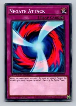 2020 Yugioh Trap Card Negate Attack SBCB-EN103 1st Edition Common - Image 1