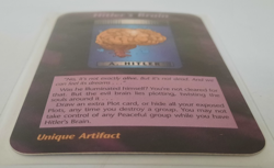Hitler's Brain Card INWO Illuminati New World Order Game Rare Card - Image 2