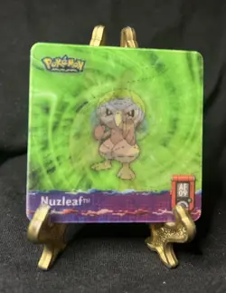 2003 Pokemon Advanced Artbox 3D Seedot/Nuzleaf/Shiftry AF09 Lenticular Card - Image 1