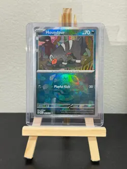 Houndour #062/131 Masterball Holo - Prismatic Evolutions Pokemon TCG Card NM/M - Image 1