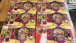 Lot Of 6 POKEMON Trading Card Game ALAKAZAM V Box with 6 Bonus Cards NEW Sealed - Image 1