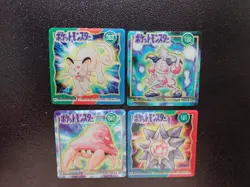 Pokemon Bros GB Pocket Mini Clear Card x4 Mr. Mime Persian Starmie Parasect 5348 - Image 1