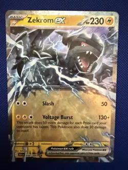 POKEMON CARD TCG- ZEKROM EX - 034/086 - S&V BLACK BOLT - Image 1