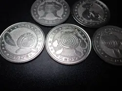 Pokemon Card Meiji Promo Battle Coin x5 Poliwrath Evolutions & Lapras #5460 - Image 3