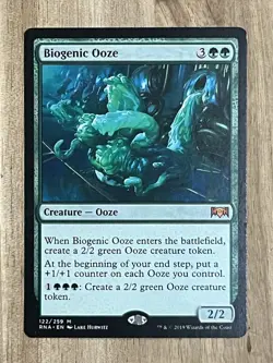 Awesome Magic The Gathering MTG Card Biogenic Ooze 122/259 LP - Image 1