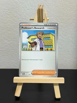Professor's Research Oak #122/131 Non Holo - Prismatic Evolutions Pokemon Card - Image 1
