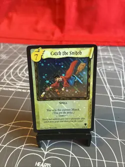 Vintage 2001 WOTC Harry Potter Catch The Snitch 2/80 Holo Foil Card NM - Image 1