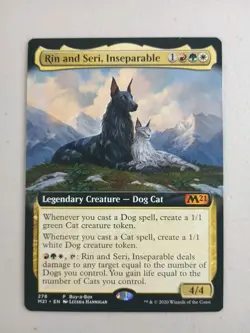 Magic The Gathering Rin and Seri, Inseparable Extended Art 278 MTG NM - Image 1