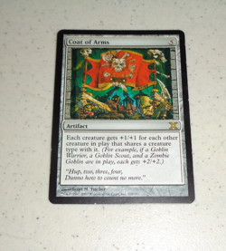 ~1x Coat of Arms x1 ~DAMAGED~ 10th Ed. Magic the Gathering MTG~ - Image 1