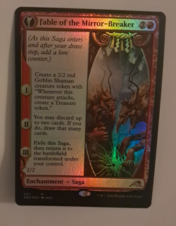 Fable of the Mirror-Breaker Showcase Foil LP Kamigawa MTG Magic the Gathering - Image 1