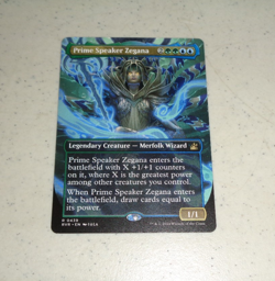 ~1x Prime Speaker Zegana ANIME BORDERLESS x1 ~NM~ RVR Magic the Gathering MTG~ - Image 1