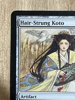Awesome Magic The Gathering MTG Card Kamigawa Hair-Strung Koto 252/306 LP - Image 2