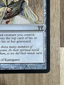 Awesome Magic The Gathering MTG Card Kamigawa Hair-Strung Koto 252/306 LP - Image 4