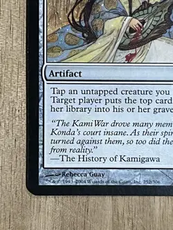 Awesome Magic The Gathering MTG Card Kamigawa Hair-Strung Koto 252/306 LP - Image 5