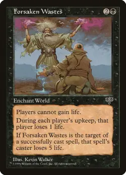 MTG - Forsaken Wastes - Mirage - X1 - (LP) - - Image 1