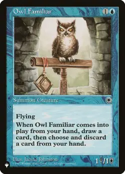 Owl Familiar x4 4x Mystery Booster 2 NM MTG - Image 1