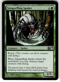 FOIL MTG Stingerfling Spider Core Set 2012 (M12) Regular - Image 1