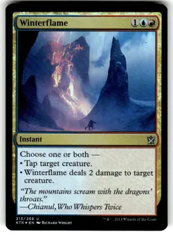 FOIL MTG Winterflame Khans of Tarkir Regular - Image 1