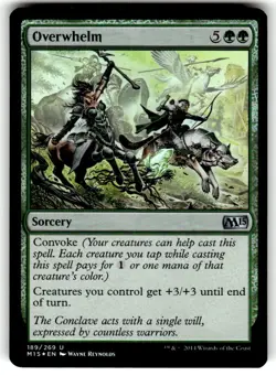 FOIL MTG Overwhelm Core Set 2015 (M15) Regular - Image 1