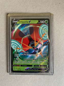 Pokemon 2020 ORBEETLE V 020/185 Sword & Shield Vivid Voltage Rare Full Art Holo - Image 3
