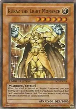 Kuraz the Light Monarch - Limited Light of Destruction HP YuGiOh - Image 1