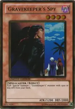 Gravekeeper's Spy - Limited Gold Series 4: Pyramids Edition LP YuGiOh - Image 1