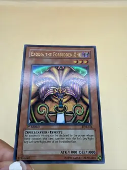 Yugioh - Exodia The Forbiden One MC1-EN001 Secret Rare Limited Edition - Image 2