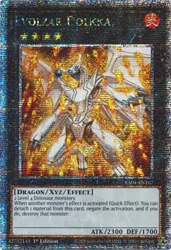 Evolzar Dolkka (Quarter Century Secret Rare) Quarter Century Stampede NM YuGiOh - Image 1