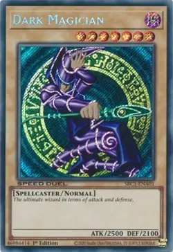 Dark Magician (A) (Secret Rare) - 1 Speed Duel: Streets of Battle City LP YuGiOh - Image 1