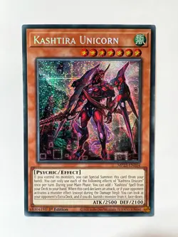 MP23-EN164 Kashtira Unicorn - Prismatic Secret Rare 1st Edition YuGiOh - MINT - Image 1