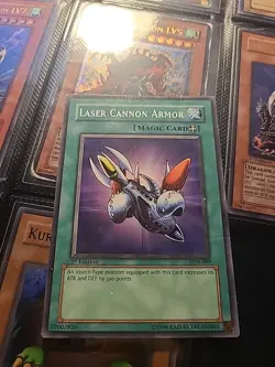YUGIOH Laser Cannon Armor LOB-089 1st Edition - Image 1