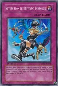 Return from the Different Dimension - Unlimited Duelist Pack: Kaiba NM YuGiOh - Image 1