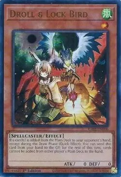 Droll & Lock Bird (UR) - 1st Edi 25th Anniversary Rarity Collection II NM YuGiOh - Image 1