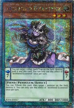 Archfiend Eccentrick (Quarter Century Secret Quarter Century Stampede LP YuGiOh - Image 1