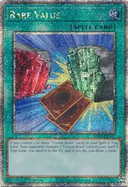 Rare Value (Quarter Century Secret Rare) - 1st Edition RA03 NM YuGiOh - Image 1