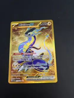 Pokemon Card Miraidon EX 253/198 Gold Secret Rare Scarlet Violet Base TCG - Image 1