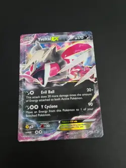 Yveltal EX XY150 Black Star Promo Pokemon Trading Card TCG - Image 2